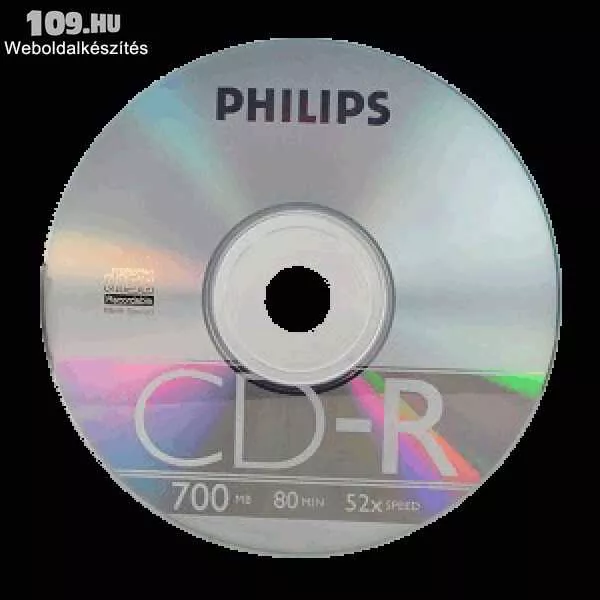 CD-R PHILIPS 700MB/80 52X
